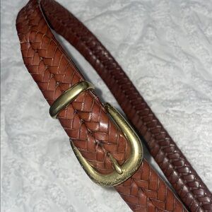 Coach 5922 Leather Braided Belt